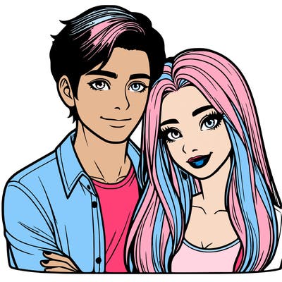 realistic boyfriend and girlfriend