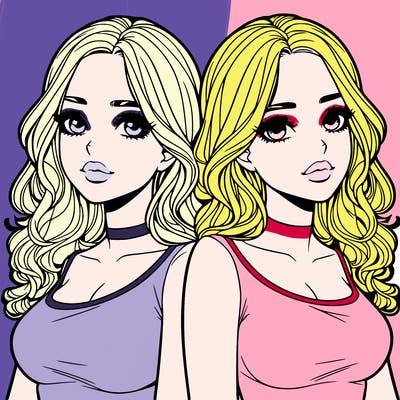 realistic twin sisters