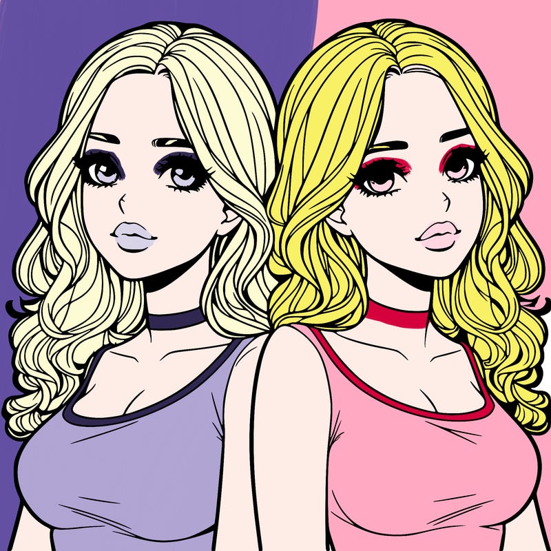 realistic twin sisters