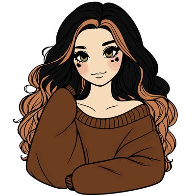 a beautiful girl in a big sweatshirt