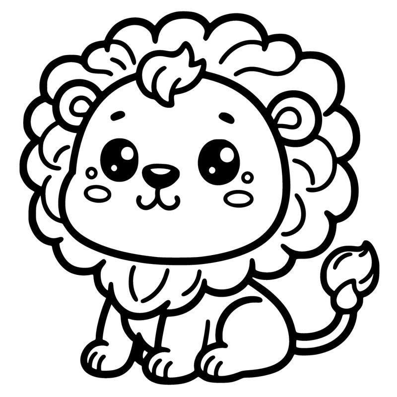 cute lion