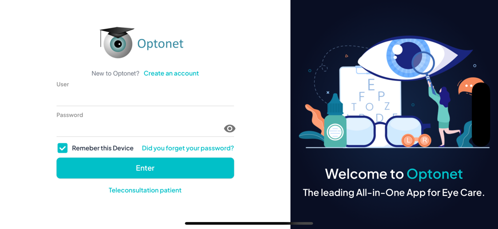 Optonet Vision Unit - Medical App | MWM