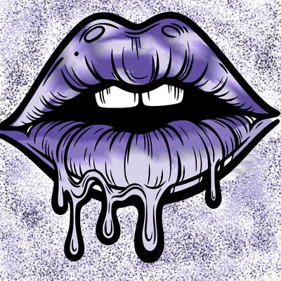 lips that look realistic and drip