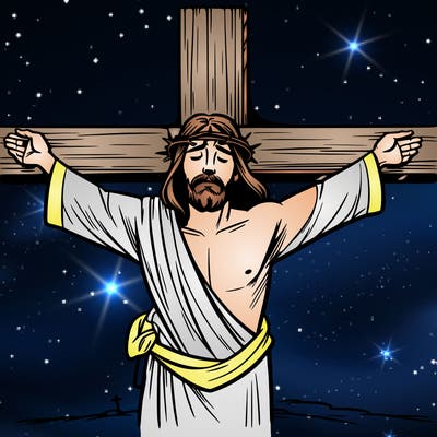 jesus on the cross