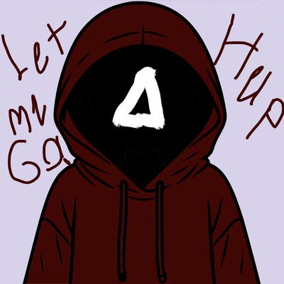 faceless girl in hoodie