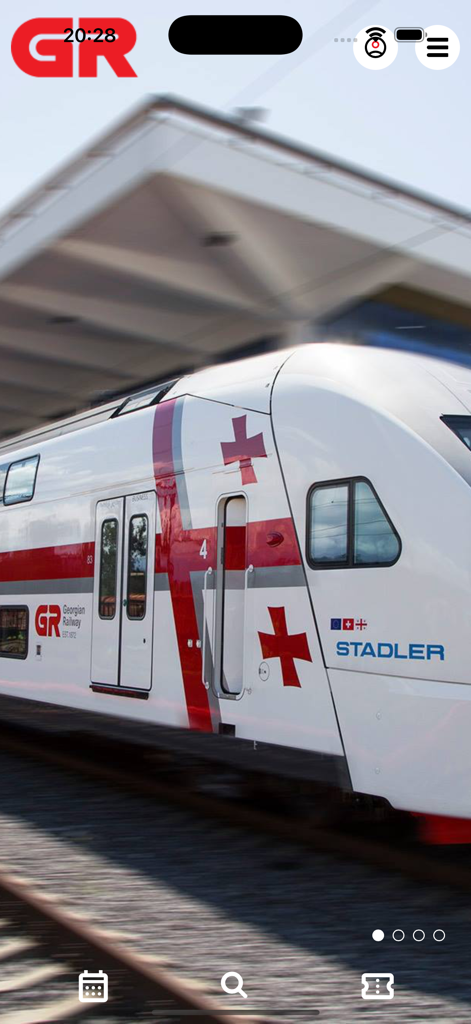 Georgian Railway - 最新のシュタッドラー列車を特集した公式ジョージア鉄道モバイルアプリ