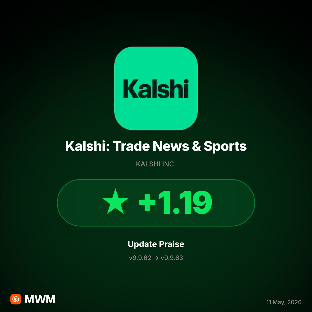 Kalshi v9.9.63 Fixes Frozen Withdrawals in May 2026