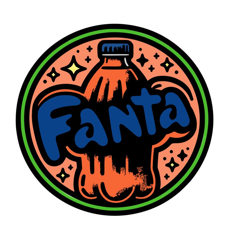 fanta logo circle