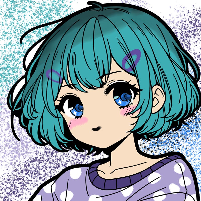 cool anime girl with short hair
