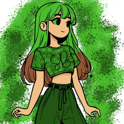 girl in a cute crop top