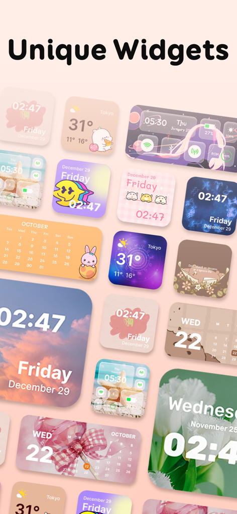 ThemeApp: Themes & Widgets - A variety of unique aesthetic iOS widgets for home screen customization