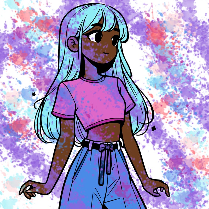 girl in a cute crop top