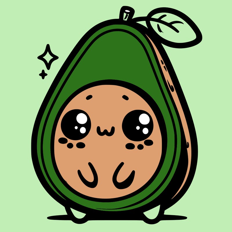cute avocado