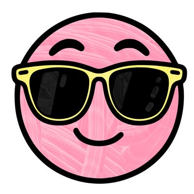 emoji with sunglasses