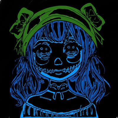 realistic girl halloween