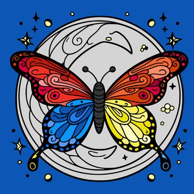 moon butterfly