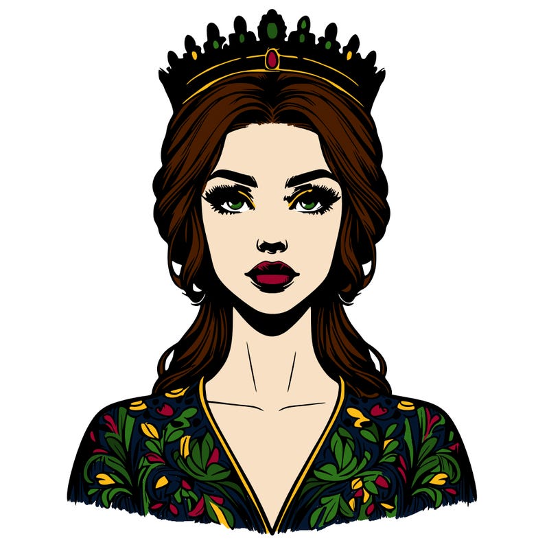 realistic beautiful queen