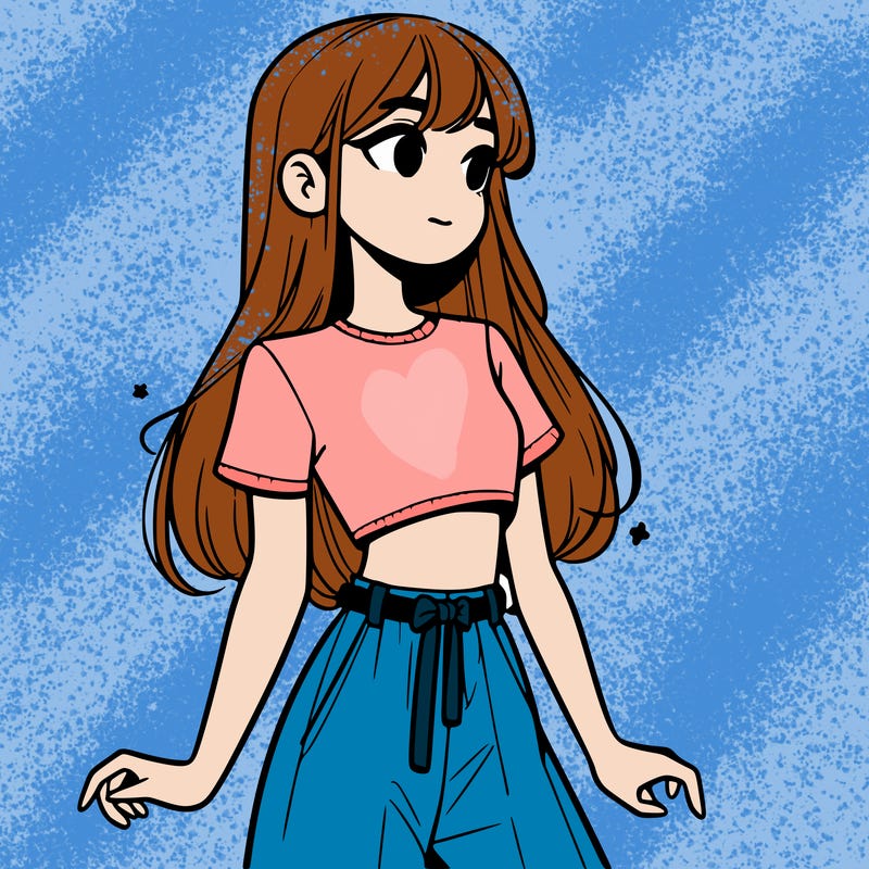 girl in a cute crop top