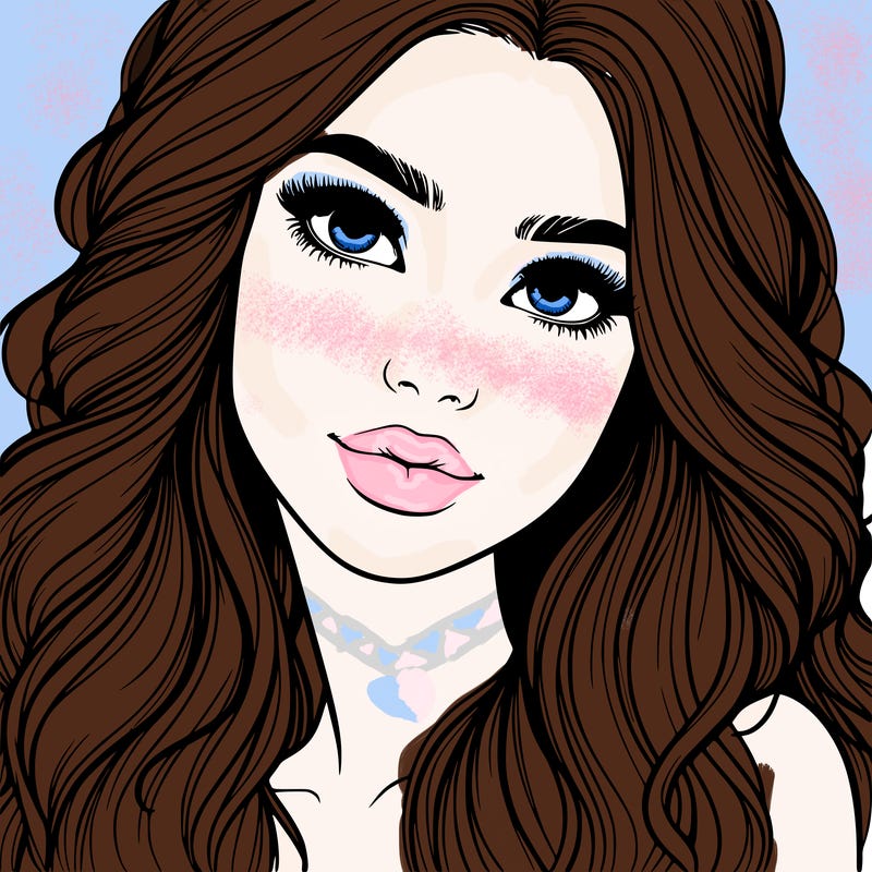 beautiful realistic girl