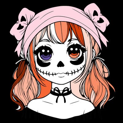 realistic girl halloween