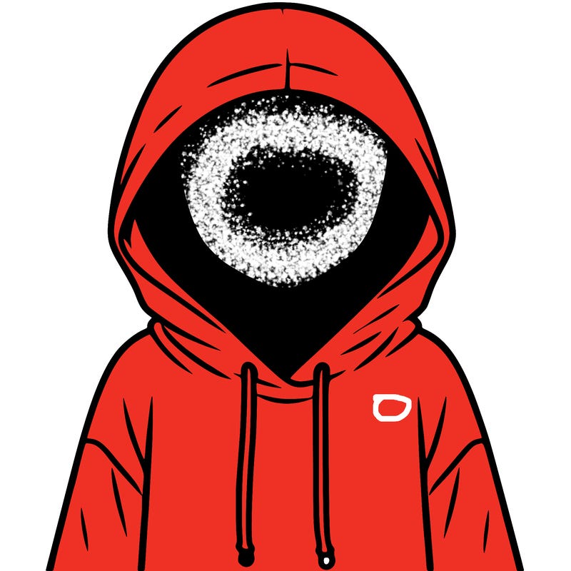 faceless girl in hoodie