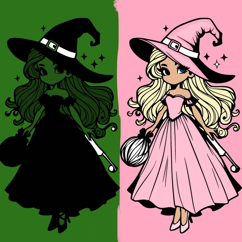 beautiful wicked witch. from wicked