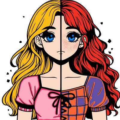 realistic girls split