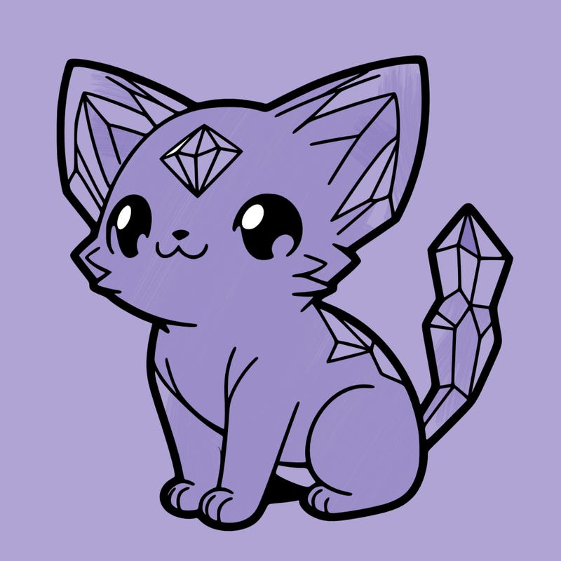 crystal kitten