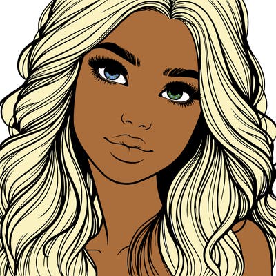 beautiful realistic girl