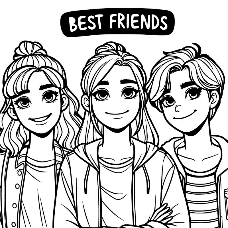 three realistic bffs