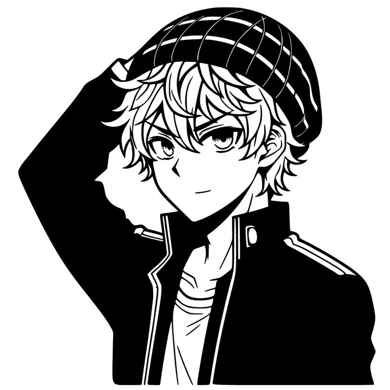 male manga character