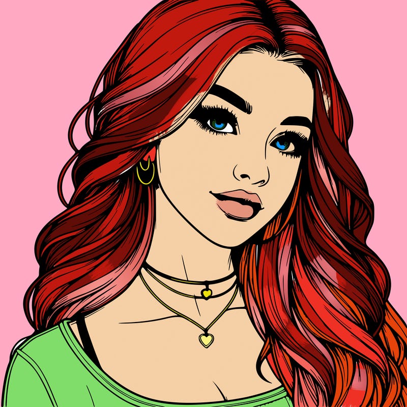 detailed realistic girl