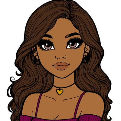 realistic pretty girl