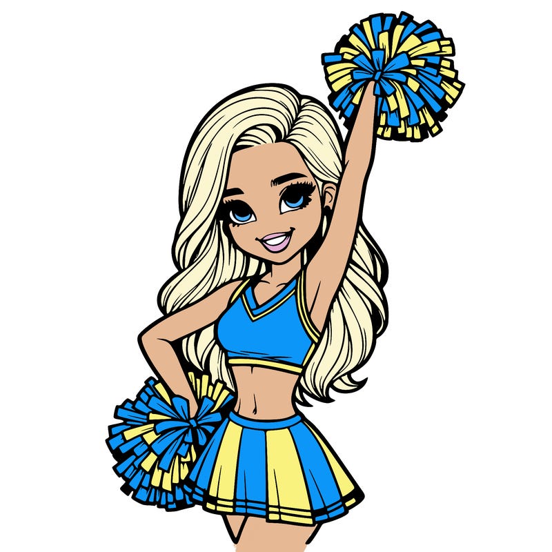 realistic cheerleader