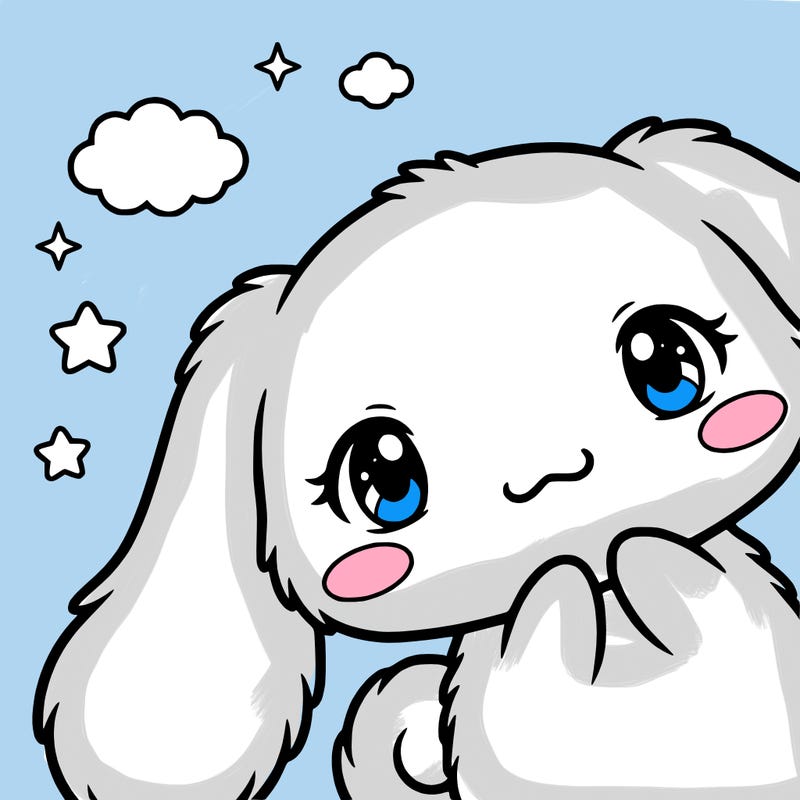 anime cinnamoroll cute fluffy