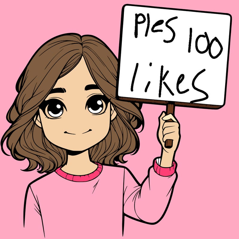 realistic girl holding up a sign