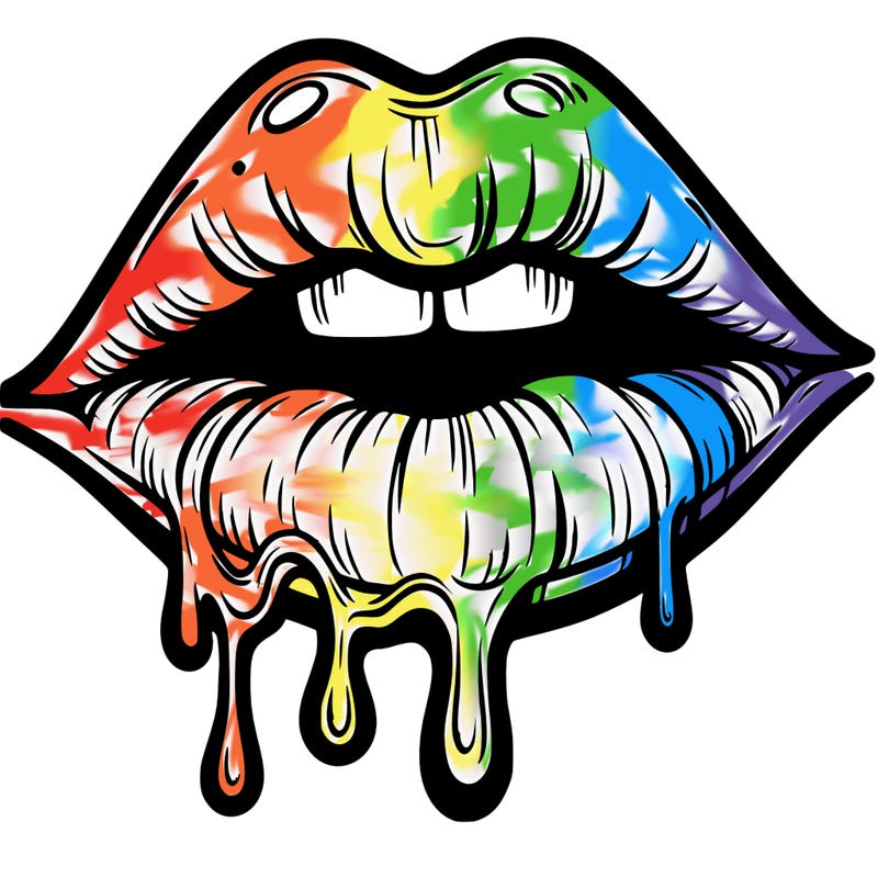lips that look realistic and drip