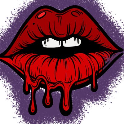 lips that look realistic and drip