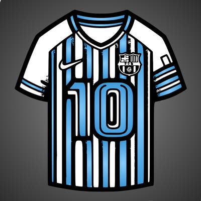 barcelona jersey number 10
