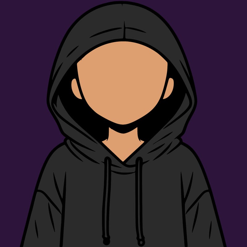 faceless girl in hoodie