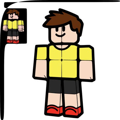 a person in roblox
