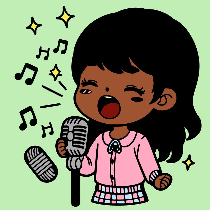 singing