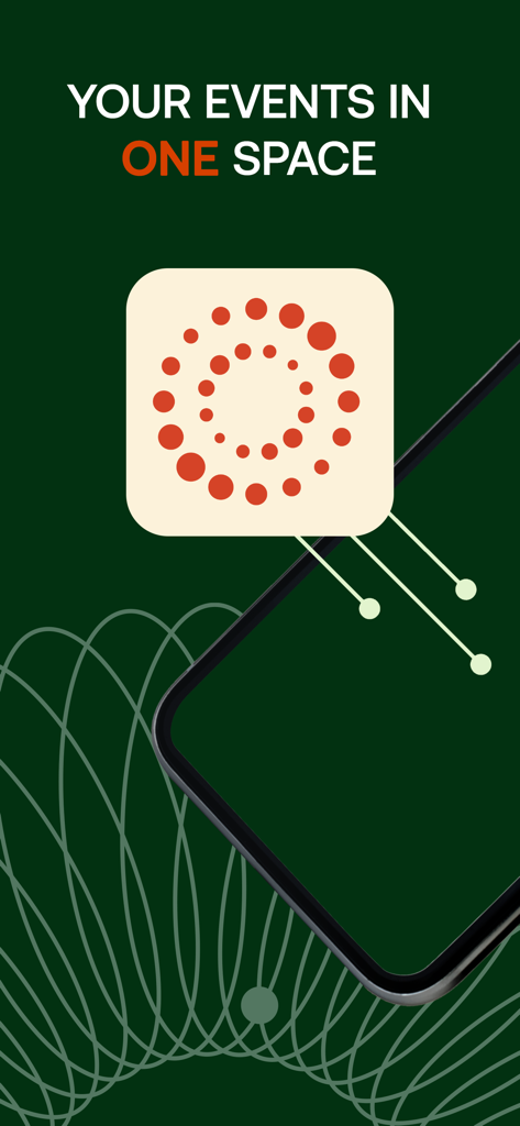 Pantalla de presentación de Thomson Reuters Connect con el texto 'tus eventos en un solo lugar'.