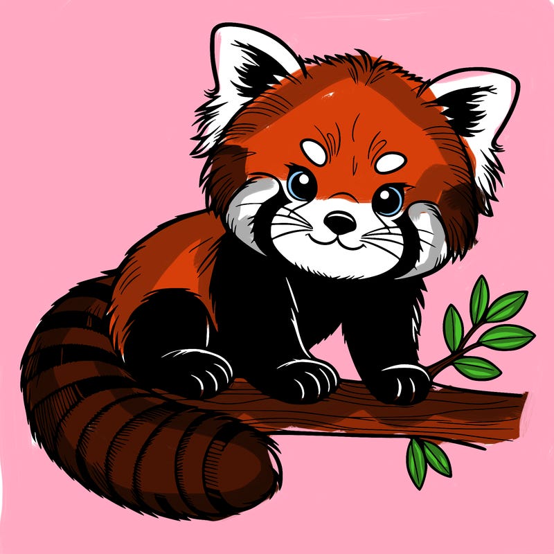red panda