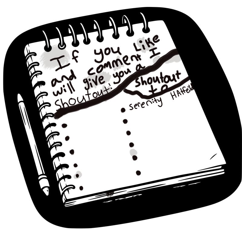 a blank sketch pad