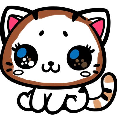 kawaii chibi cat