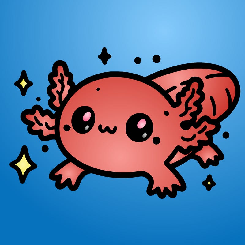 cute axolotl