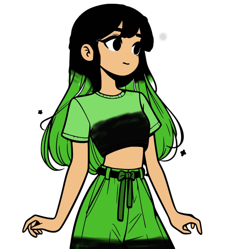 girl in a cute crop top