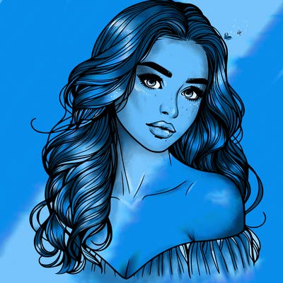 beautiful realistic girl