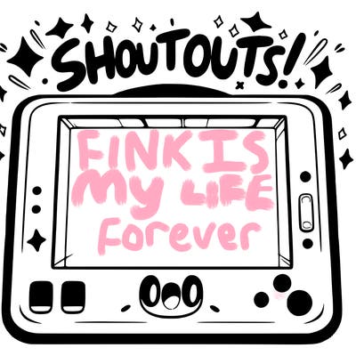 blank canvas that says above it shoutouts